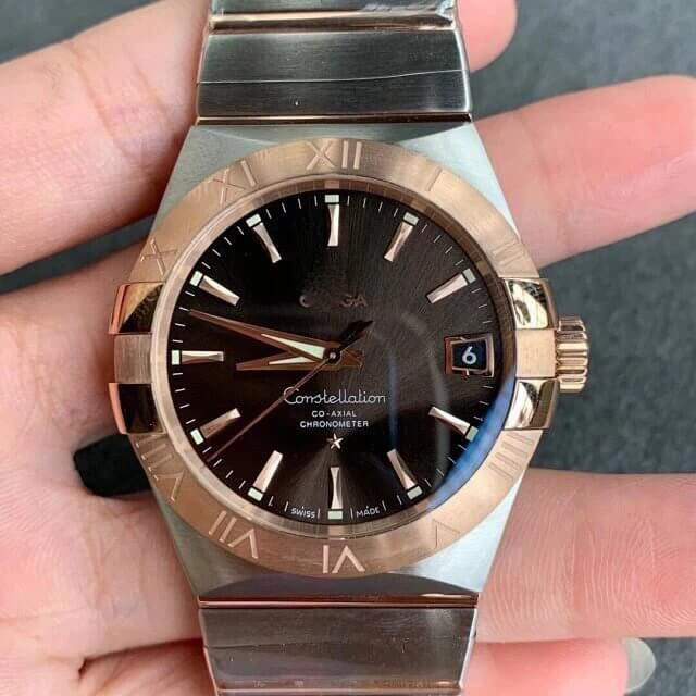 OMEGA CONSTELLATION 123.20.31.20.13.001 VS FACTORY BROWN DIAL