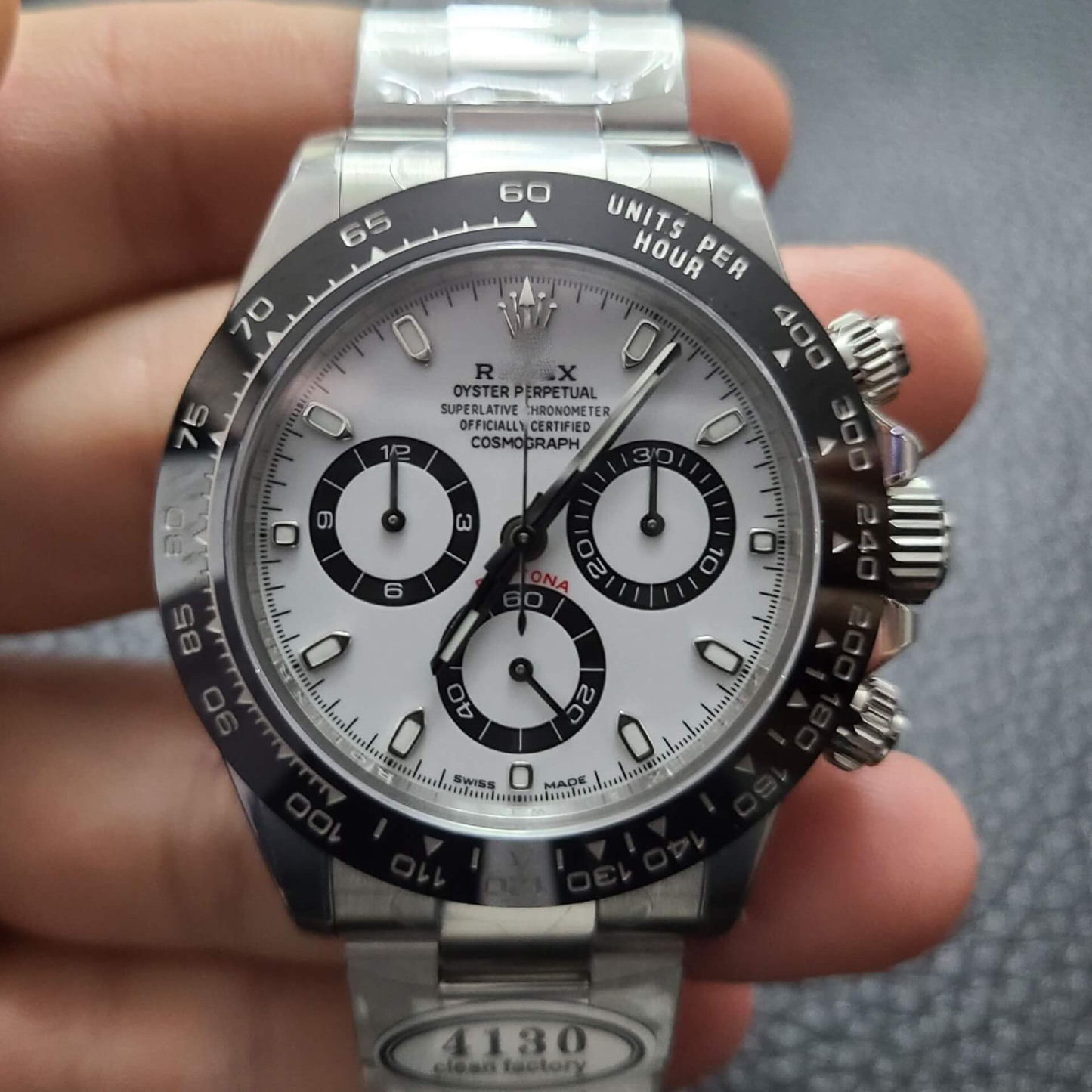 ROLEX COSMOGRAPH DAYTONA M116500LN-0001 CLEAN FACTORY V3 WHITE DIAL