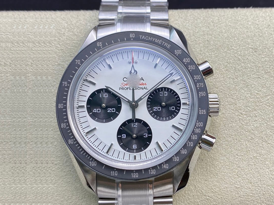 OMEGA SPEEDMASTER 42MM OM FACTORY STAINLESS STEEL STRAP