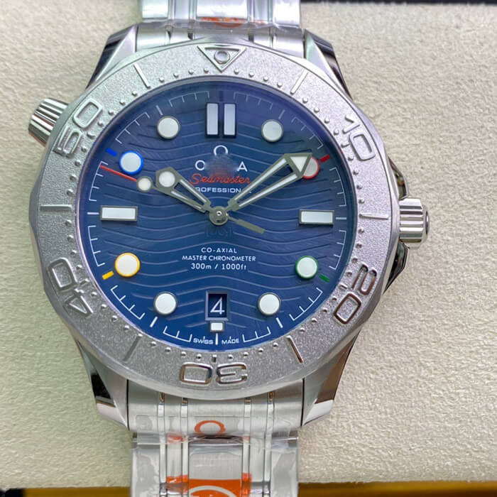 OMEGA SEAMASTER DIVER 300M 522.30.42.20.03.001 OR FACTORY STAINLESS STEEL STRAP