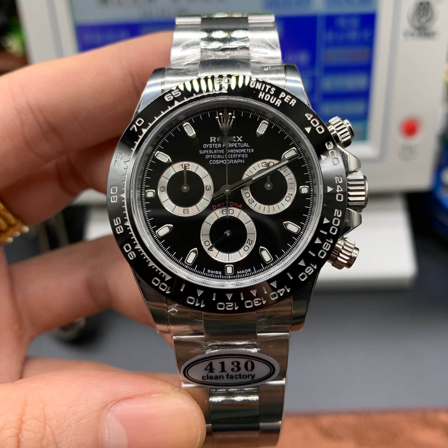 ROLEX COSMOGRAPH DAYTONA M116500LN-0002 CLEAN FACTORY V3 BLACK CERAMIC BEZEL