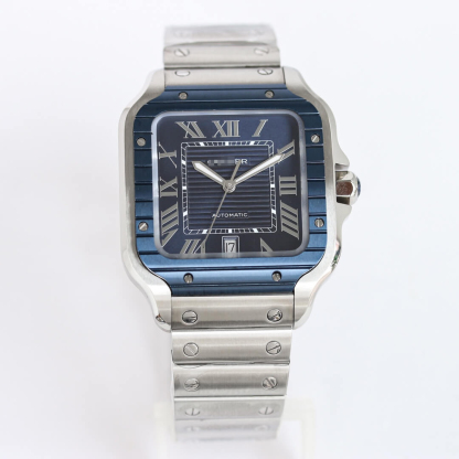 CARTIER SANTOS GF FACTORY BLUE BEZEL
