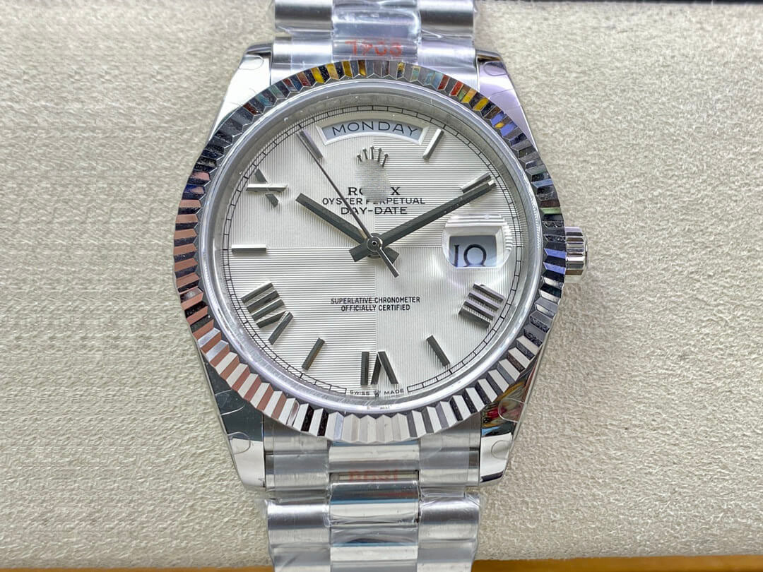 ROLEX DAY DATE 228239-83419 EW FACTORY STAINLESS STEEL STRAP