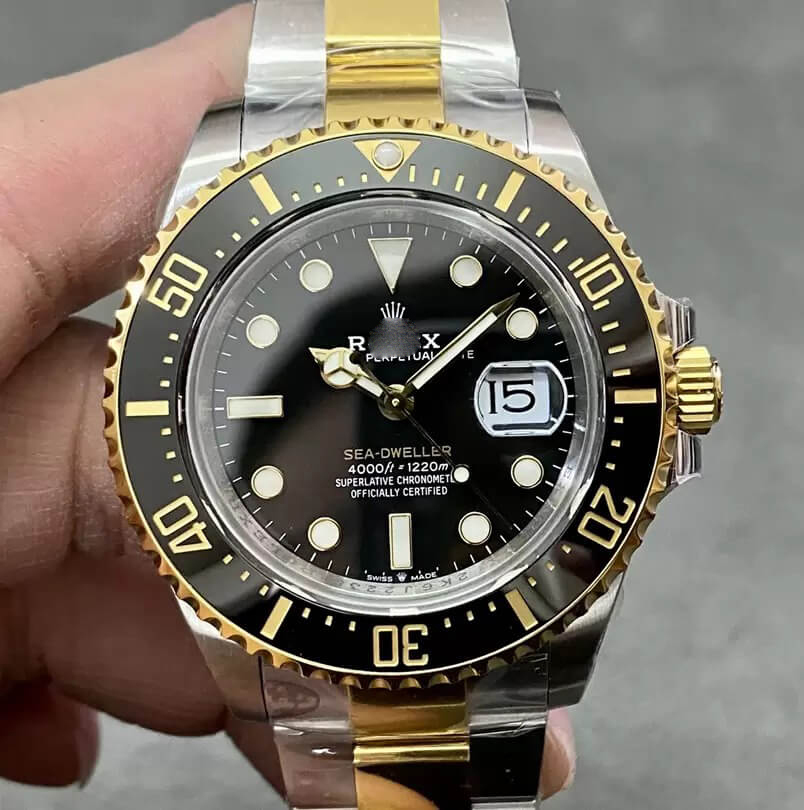 ROLEX SEA DWELLER M126603-0001 VS FACTORY BLACK BEZEL