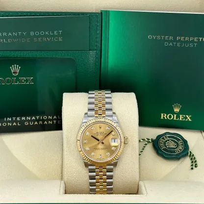 Rolex Datejust 31 mm Champagne Diamond