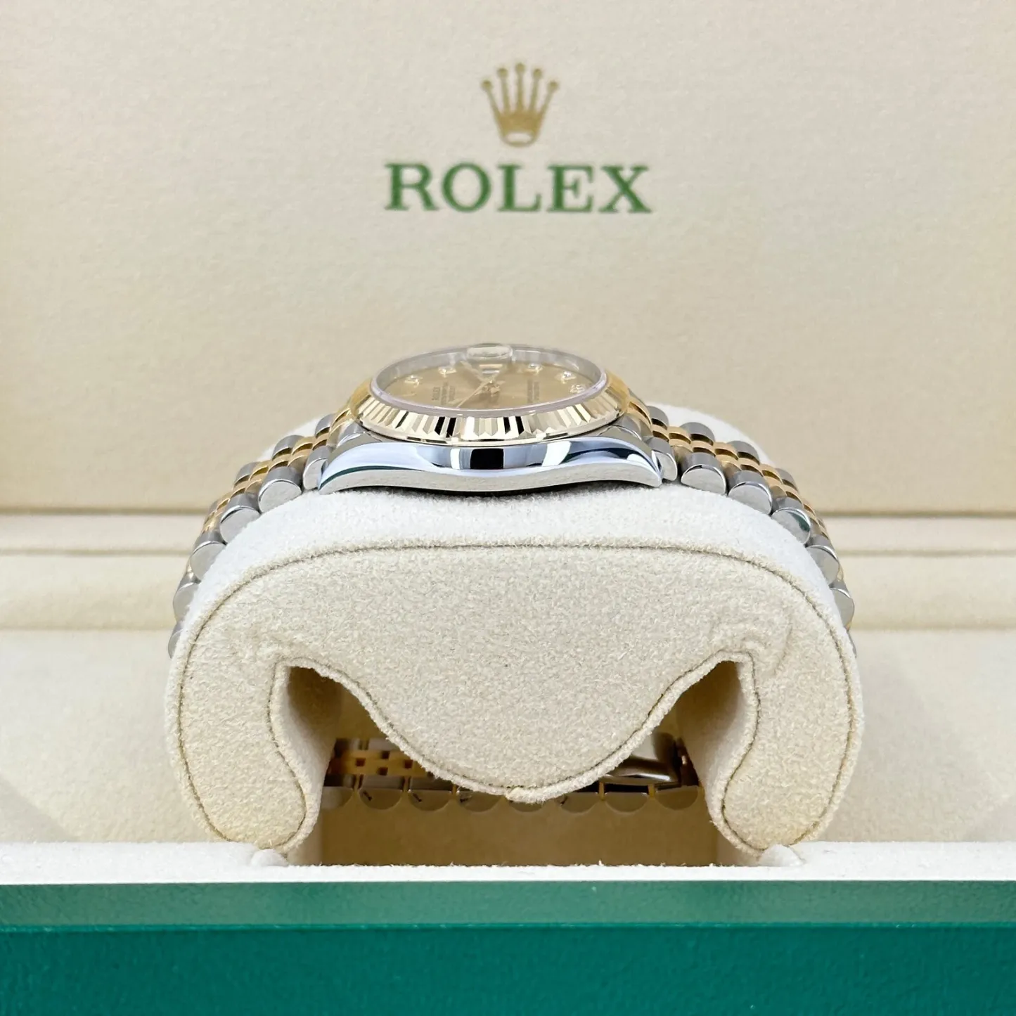 Rolex Datejust 31 mm Champagne Diamond