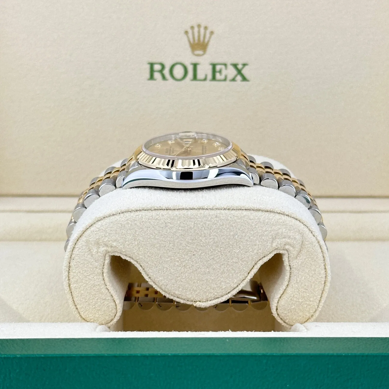 Rolex Datejust 31 mm Champagne Diamond