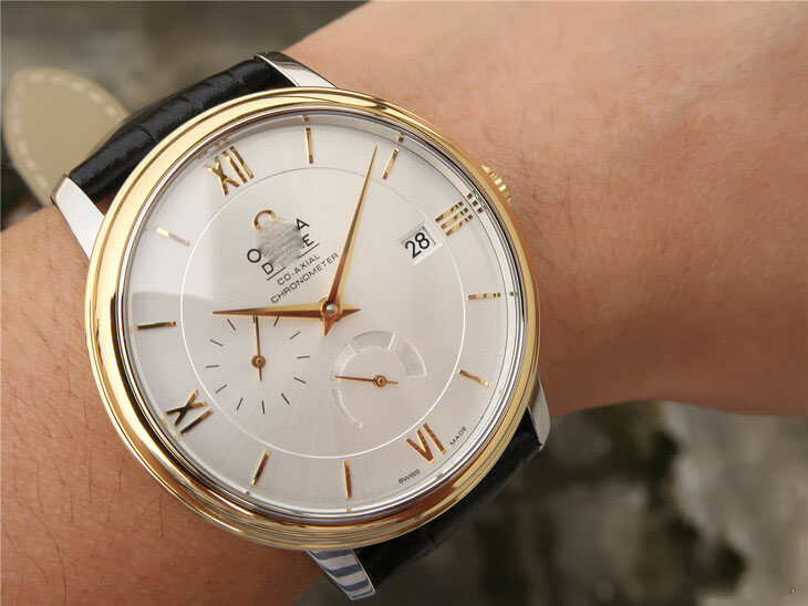 OMEGA DE VILLE 424.53.40.21.02.002 ZF FACTORY BLACK STRAP