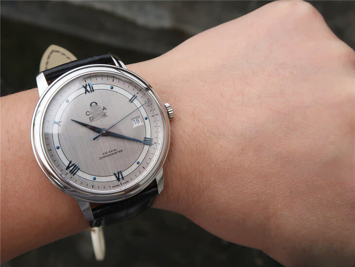 OMEGA DE VILLE 424.13.40.20.02.003 MKS FACTORY BLACK STRAP