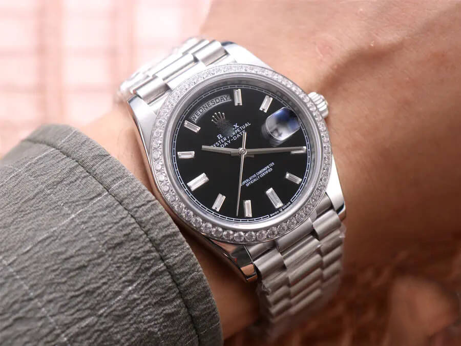 ROLEX DAY DATE M228349RBR-0003 EW FACTORY STAINLESS STEEL