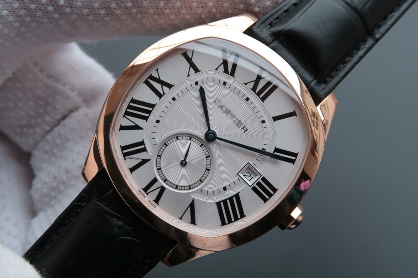 DRIVE DE CARTIER WGNM0003 V6 FACTORY BLACK STRAP