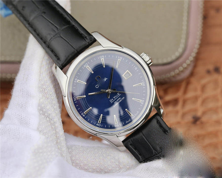 OMEGA DE VILLE 431.33.41.21.03.001 VS FACTORY BLACK STRAP