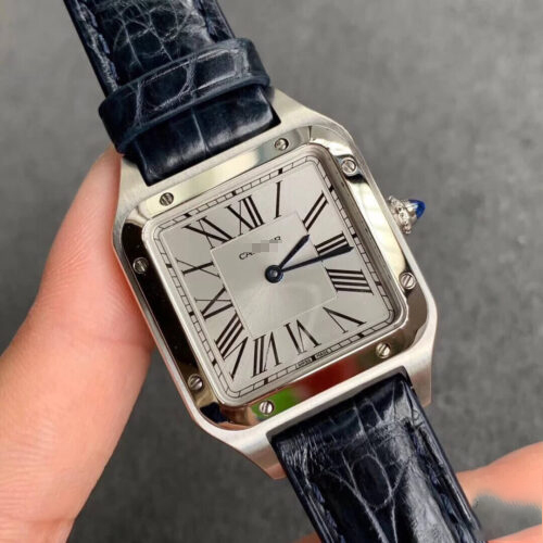 CARTIER SANTOS WSSA0023 LADIES BLACK STRAP