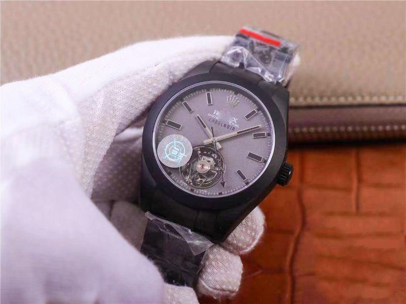 ROLEX MILGAUSS BASE 116400 LABEL NOIR DESIGN LNT01HS-001 JB FACTORY BLACK CASE WATCH