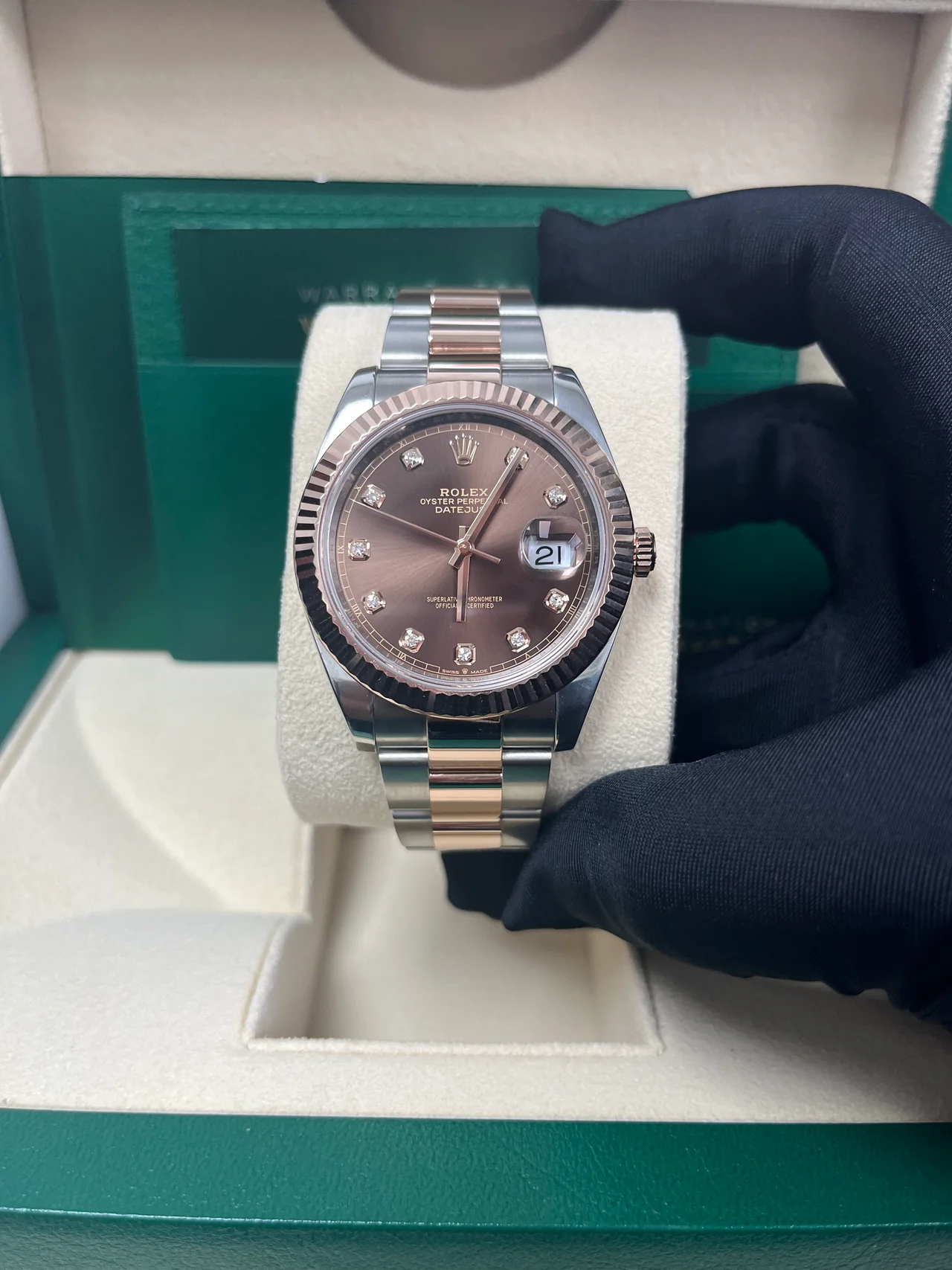 Rolex Lady-Datejust watch: Oystersteel and Everose
