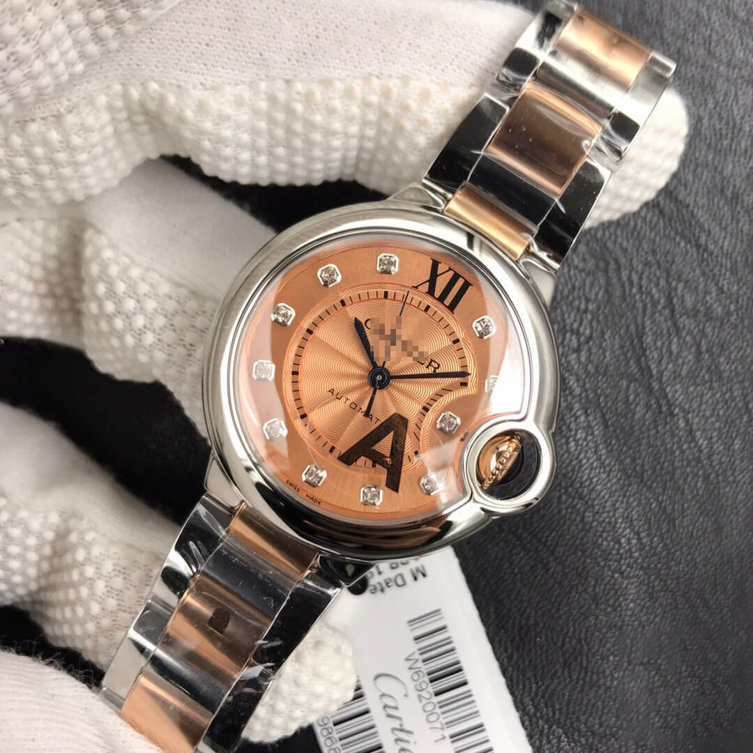 BALLON BLEU DE CARTIER 33MM V6 FACTORY STAINLESS STEEL BEZEL