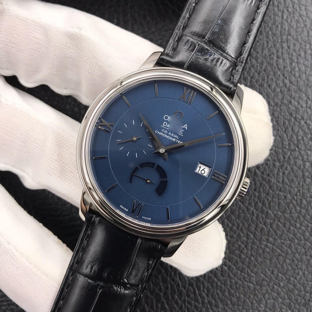 OMEGA DE VILLE 424.13.40.21.03.001 ZF FACTORY STAINLESS STEEL BEZEL