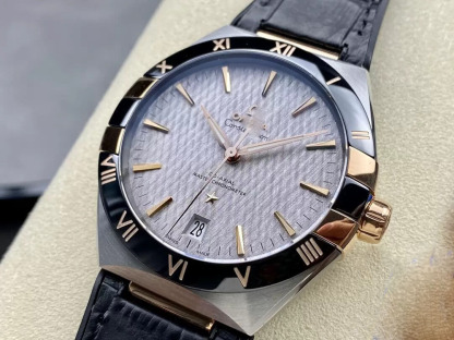 SBF OMEGA CONSTELLATION 131.23.41.21.06.001 VS FACTORY BLACK BEZEL