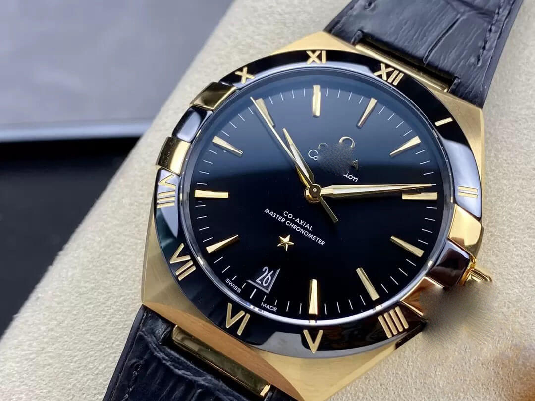 SBF OMEGA CONSTELLATION 131.63.41.21.01.001 VS FACTORY LEATHER STRAP