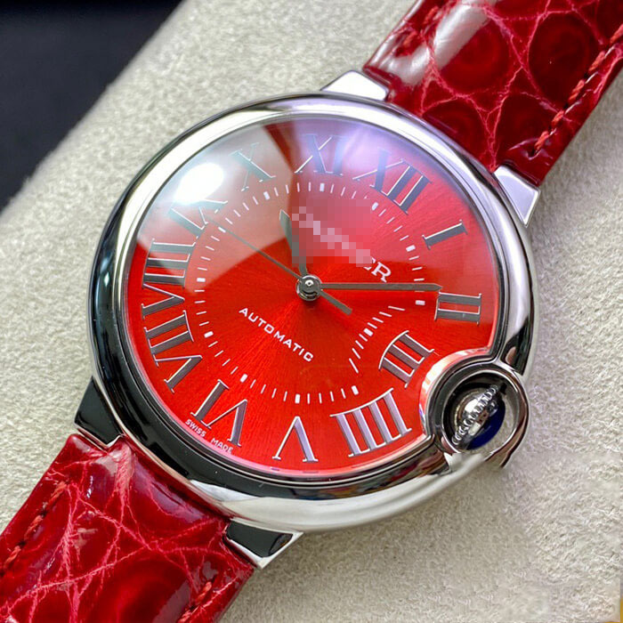 BALLON BLEU DE CARTIER 36MM 3K FACTORY RED STRAP