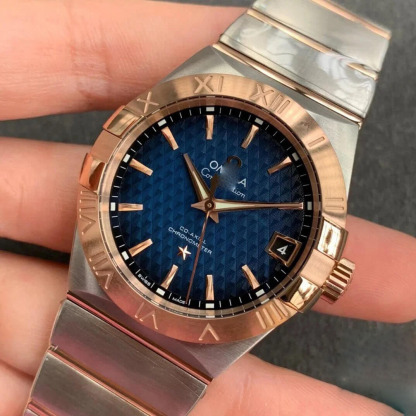 OMEGA CONSTELLATION 123.20.38.21.03.001 VS FACTORY TITANIUM CASE