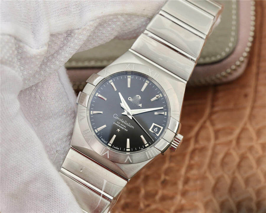 OMEGA CONSTELLATION 123.10.38.21.01.001 VS FACTORY TITANIUM CASE