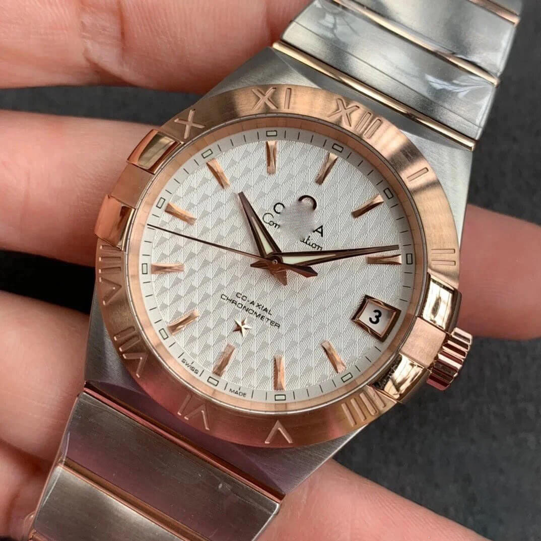 OMEGA CONSTELLATION 123.20.38.21.02.007 VS FACTORY WHITE DIAL