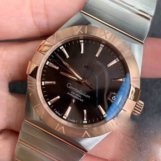OMEGA CONSTELLATION 123.20.31.20.13.001 VS FACTORY BROWN DIAL