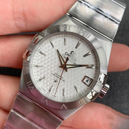 OMEGA CONSTELLATION 123.10.38.21.02.004 VS FACTORY WHITE DIAL