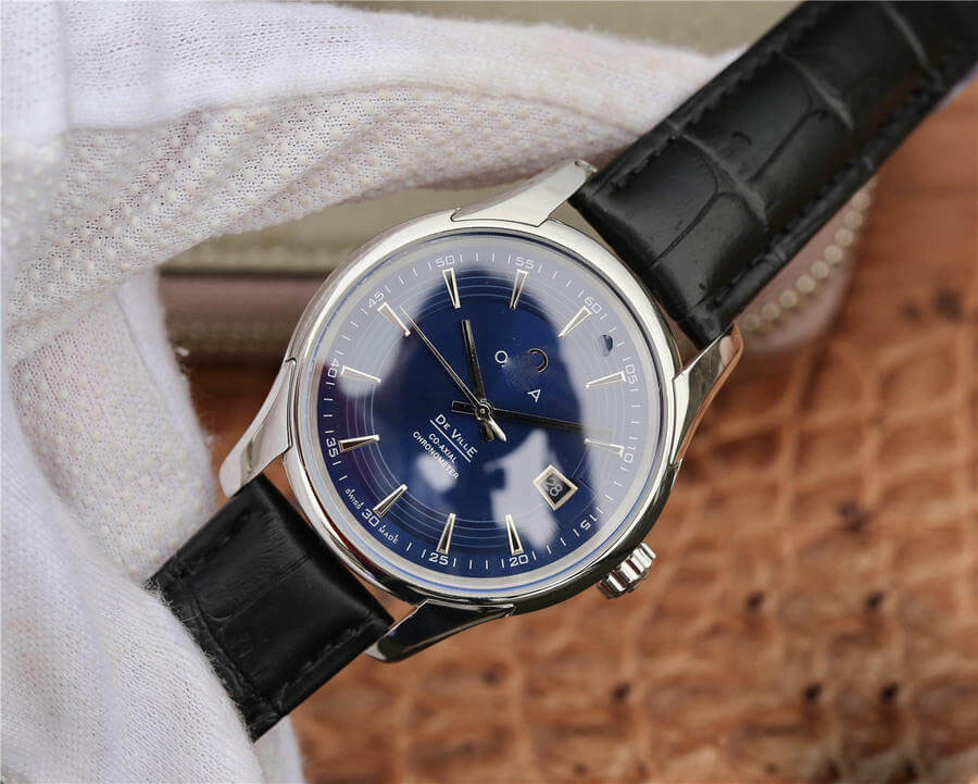 OMEGA DE VILLE 431.33.41.21.03.001 VS FACTORY BLACK STRAP