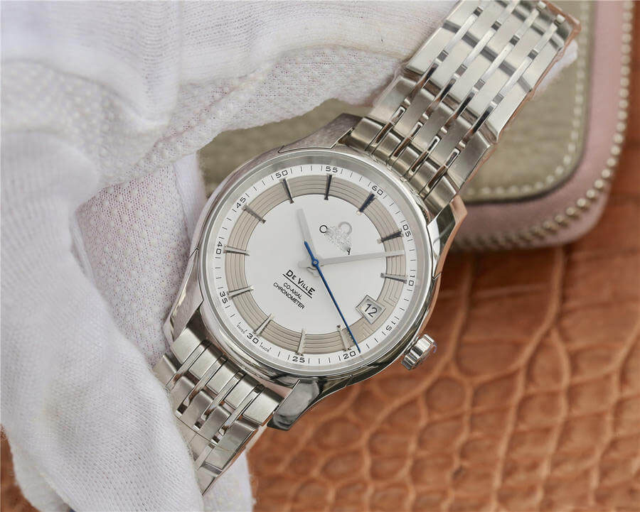 OMEGA DE VILLE 431.30.41.21.02.001 VS FACTORY STAINLESS STEEL STRAP