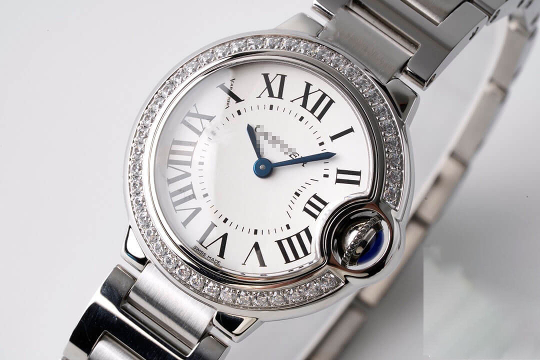 BALLON BLEU DE CARTIER 28MM W4BB0015 AF FACTORY DIAMOND-SET BEZEL