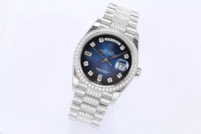 ROLEX DAY DATE M128349RBR-0016 EW FACTORY BLUE DIAL