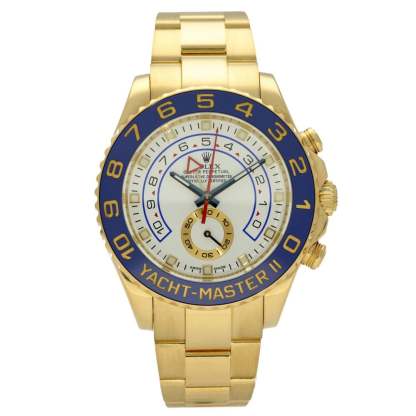 Rolex Yacht Master II 116688 Blue Hands 18K Yellow Gold Watch