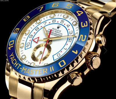 Rolex Yacht Master II 116688 Blue Hands 18K Yellow Gold Watch