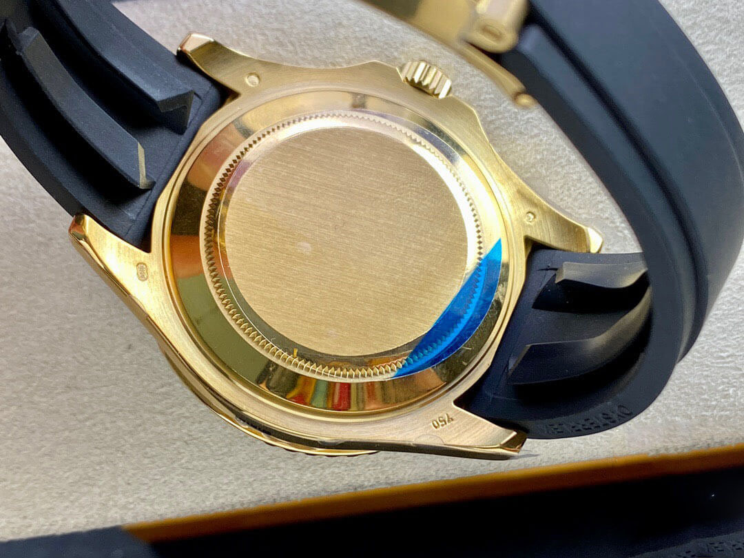 ROLEX YACHT MASTER M226658-0001 42MM OW FACTORY BLACK RUBBER STRAP