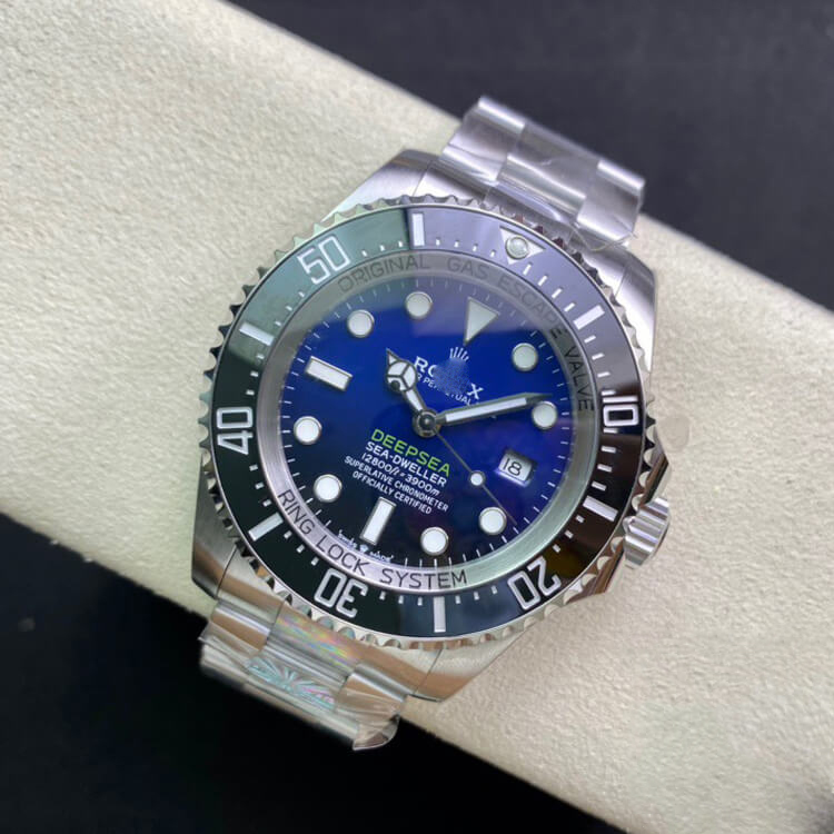 ROLEX DEEPSEA 116660 D-BLUE AR FACTORY STAINLESS STEEL 904L BLUE GRADIENT