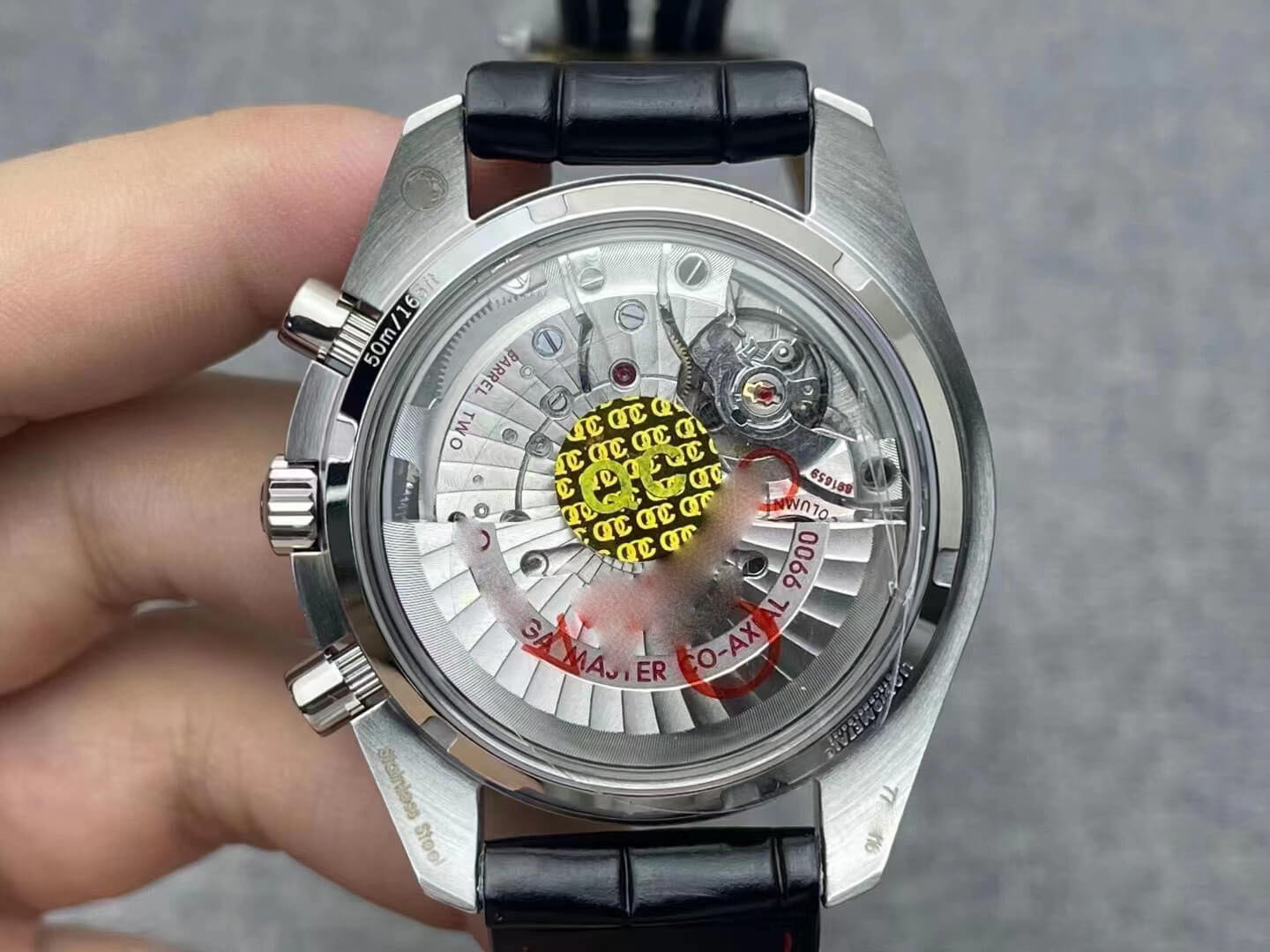 OMEGA SPEEDMASTER RACING CHRONOGRAPH 329.33.44.51.04.001 OM FACTORY BLACK STRAP