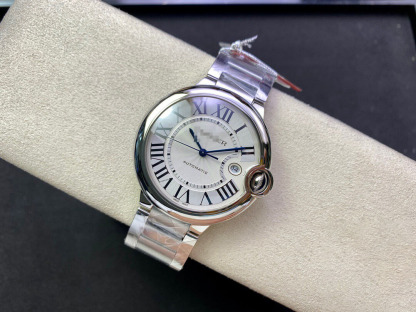 BALLON BLEU DE CARTIER 42MM W69012Z4 3K FACTORY STAINLESS STEEL BEZEL