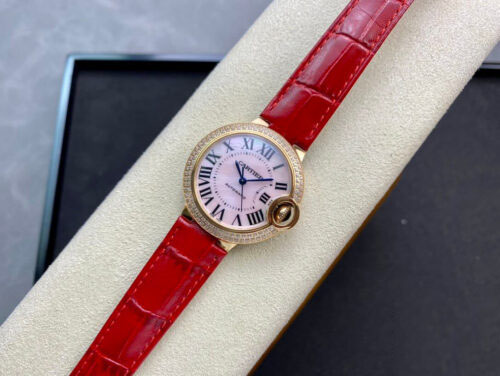 BALLON BLEU DE CARTIER 33MM WJBB0033 3K FACTORY LEATHER STRAP