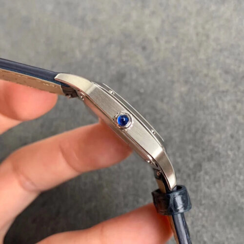 CARTIER SANTOS WSSA0023 LADIES BLACK STRAP