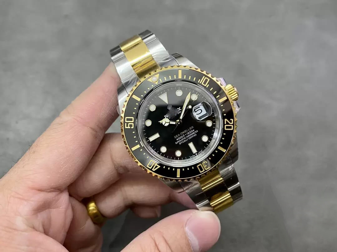 ROLEX SEA DWELLER M126603-0001 VS FACTORY BLACK BEZEL