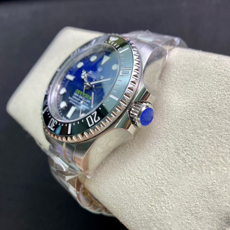 ROLEX DEEPSEA 116660 D-BLUE AR FACTORY STAINLESS STEEL 904L BLUE GRADIENT