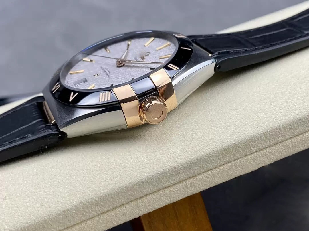 SBF OMEGA CONSTELLATION 131.23.41.21.06.001 VS FACTORY BLACK BEZEL