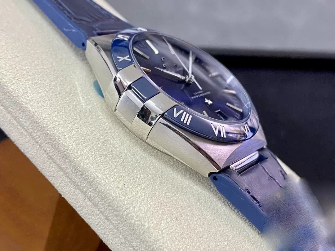 SBF OMEGA CONSTELLATION 131.33.41.21.03.001 VS FACTORY BLUE LEATHER STRAP