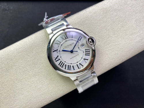 BALLON BLEU DE CARTIER 42MM W69012Z4 3K FACTORY STAINLESS STEEL BEZEL
