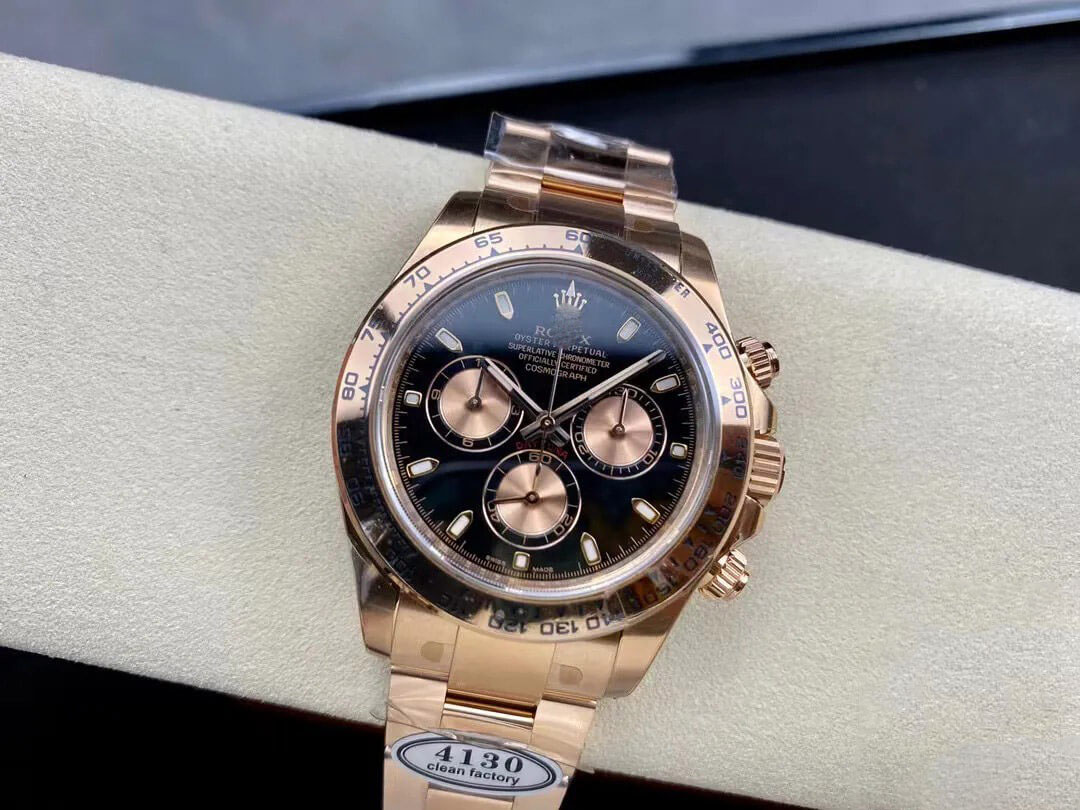 ROLEX COSMOGRAPH DAYTONA M116505-0008 CLEAN FACTORY BLACK DIAL