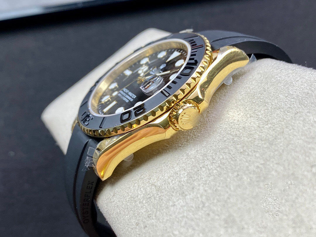 ROLEX YACHT MASTER M226658-0001 42MM OW FACTORY BLACK RUBBER STRAP