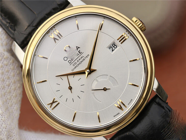 OMEGA DE VILLE 424.53.40.21.02.002 ZF FACTORY BLACK STRAP