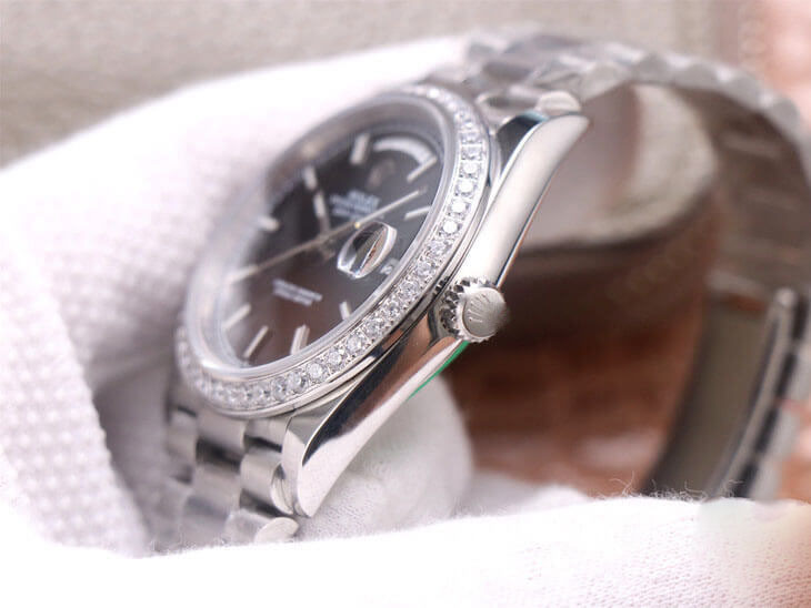 ROLEX DAY DATE M228349RBR-0002 EW FACTORY BLACK DIAL